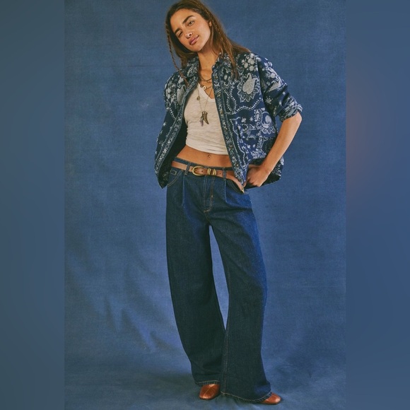 Alia Wide Leg Jeans NWOT hawthorne - Picture 4 of 4